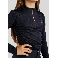 Polo Montar Everly kind lange mouwen roségoud Zwart Polo Montar Everly kind lange mouwen roségoud Zwart