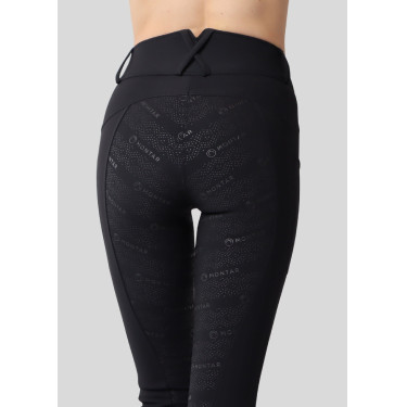 Montar Michelle legging met logo en full grip voor dames