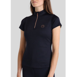 Polo Montar Everly Mon Tech dames korte mouwen roze goud Marine Marineblauw Polo Montar Everly Mon Tech dames korte mouwen roze goud Marine Marineblauw