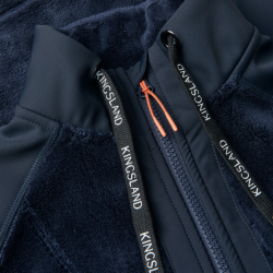 Gilet sans manches Kingsland en polaire corail femme KLVania Marine Bleu marine