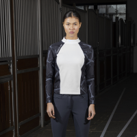 Haut de concours Kingsland femme KLVea manches longues Marine Bleu marine