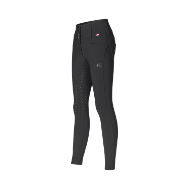 Kingsland broek full grip hoge taille dames KLKhloe X-Shape Zwart