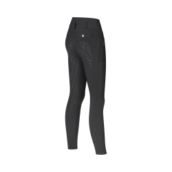 Kingsland broek full grip middelhoge taille dames KLKimi A-Shape Zwart
