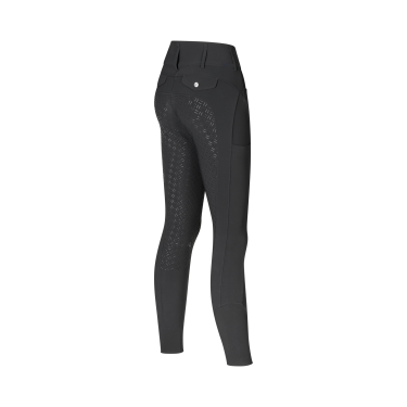 Kingsland broek full grip middelhoge taille dames KLKimi A-Shape Zwart