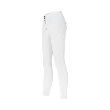 Kingsland broek full grip middelhoge taille dames KLKimi A-Shape Wit