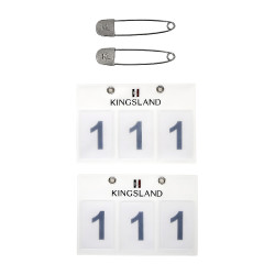 Porte numéro Kingsland 3 poches vendu par 2 Blanc Porte numéro Kingsland 3 poches vendu par 2 Blanc