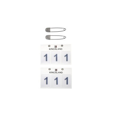 Porte numéro Kingsland 3 poches vendu par 2