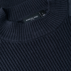 Pull Kingsland tricoté homme KLVas Marine Bleu marine Pull Kingsland tricoté homme KLVas Marine Bleu marine