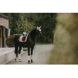 Tapis de selle Velvet Pearls dressage Kentucky Beige