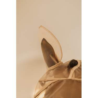 Klassiek anti-vliegenmasker met oren en neuskap Kentucky Beige Klassiek anti-vliegenmasker met oren en neuskap Kentucky Beige