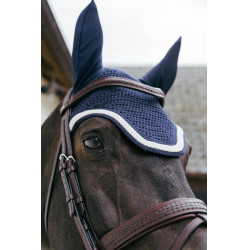 Bonnet Wellington Plaited Cord Kentucky Marine Bleu marine