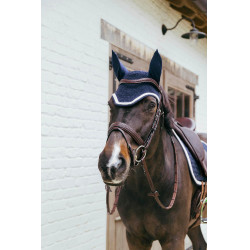 Bonnet Wellington Plaited Cord Kentucky Marine Bleu marine