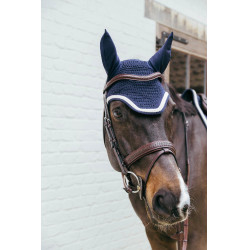 Bonnet Wellington Plaited Cord Kentucky Marine Bleu marine