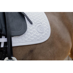 Tapis de selle Plaited Dressage Kentucky Blanc