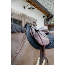 Tapis de selle Plaited Jumping Kentucky Noir