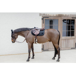 Tapis de selle Plaited Jumping Kentucky Noir