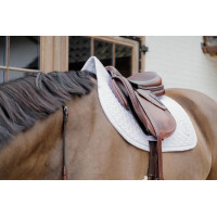 Saddle Pad Plaited Jumping Kentucky Blanc