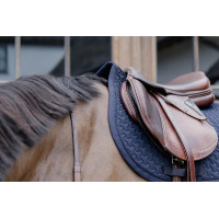Tapis de selle Plaited Jumping Kentucky Marine Bleu marine