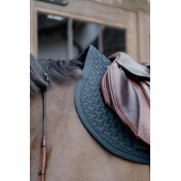 Saddle Pad Plaited Jumping Kentucky Vert sapin