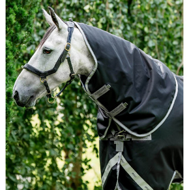 Halsstuk Horseware 0g voor deken Amigo XL Zwart / titaniumgrijs / zilver Halsstuk Horseware 0g voor deken Amigo XL Zwart / titaniumgrijs / zilver