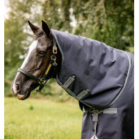 Couvre-cou Horseware 150g pour couverture Rambo Optimo Marine / orage / gris argent