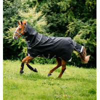 Horseware Rambo Supreme Turnout Vari-layer 1680D 450g deken Zwart / rood