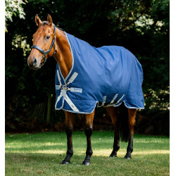 Couverture Horseware Rhino Wug Vari-Layer 250g 1000D Marine / gris titanium / bleu classic Bleu marine
