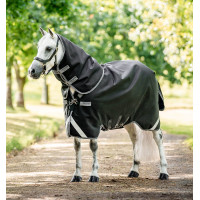 Horseware Rambo Supreme 1680D Turnout 0g Deken Noir / orage / gris argent