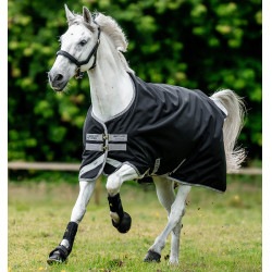 Horseware Amigo® Bravo 12 Original 250g 1200D deken Zwart / titaniumgrijs / zilver