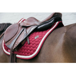 Tapis de selle Plaited Cord Jumping Kentucky Bordeaux
