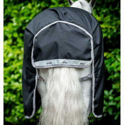 Couverture Horseware Amgio 1200D Plus Turnout Bundle 50g 100g et 200g Noir / gris titane / argent