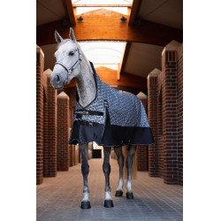 Couverture de mi-saison Avalanche Horze 150g Gris acier Couverture de mi-saison Avalanche Horze 150g Gris acier