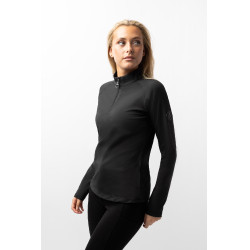 T-shirt Horze Karla technique femme Noir ancien modèle T-shirt Horze Karla technique femme Noir ancien modèle