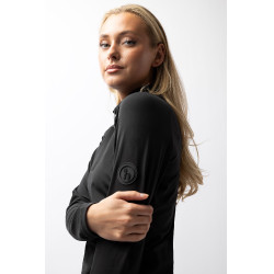 T-shirt Horze Karla technique femme Noir ancien modèle T-shirt Horze Karla technique femme Noir ancien modèle