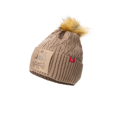 Gebreide muts B Vertigo Faye Bruin modder Beige Gebreide muts B Vertigo Faye Bruin modder Beige