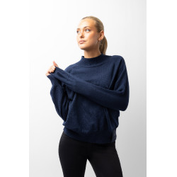 Trui B Vertigo in wolmix Faye Marine titaan Marineblauw