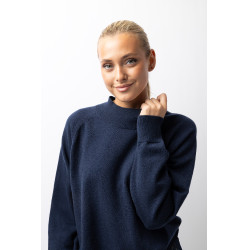 Trui B Vertigo in wolmix Faye Marine titaan Marineblauw
