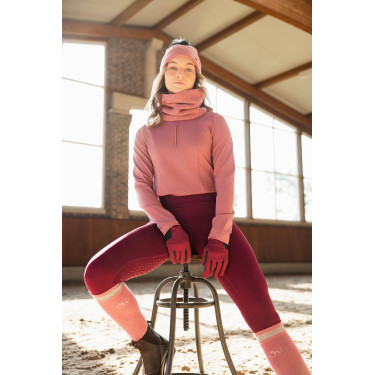 Gebreide sjaal Horze Haze Heide roze Gebreide sjaal Horze Haze Heide roze