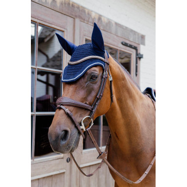 Bonnet anti-mouches Kentucky Wellington Diamond Rope Marine Bleu marine