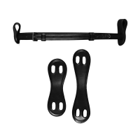 Sous Barbe Dy'on 1/2" Avec 2 Attaches Amovibles Noir Sous Barbe Dy'on 1/2" Avec 2 Attaches Amovibles Noir