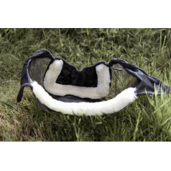 Masques anti-mouches Kentucky Skin Friendly avec oreilles Noir