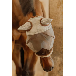 Masques anti-mouches Kentucky Skin Friendly avec oreilles Argent Masques anti-mouches Kentucky Skin Friendly avec oreilles Argent