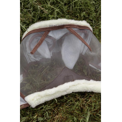 Vliegmaskers Kentucky Skin Friendly met oren Zilver Vliegmaskers Kentucky Skin Friendly met oren Zilver