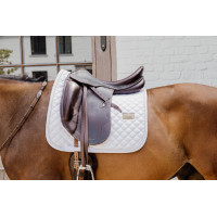 Tapis de selle Kentucky Diamond Rope Dressage Blanc