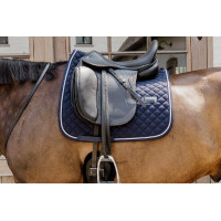 Tapis de selle Kentucky Diamond Rope Dressage Marine Bleu marine