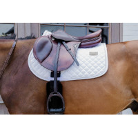 Tapis de selle kentucky Diamond Rope Jumping Blanc