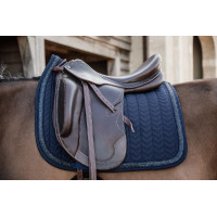 Tapis de selle Kentucky Glitter Stone dressage Marine