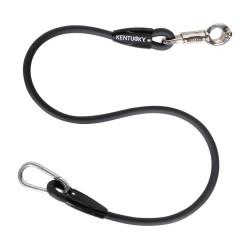 Longe d'attache silicone Kentucky Noir