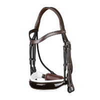 Bride Working by Dy'on Muserolle Large Vernie Doublure Blanche Noir