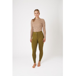 Pantalon Thermique Fond intégral Mira femme Horze Vert sapin